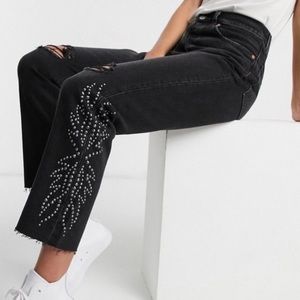 Levi’s 501 Knee Rip Studded Jeans